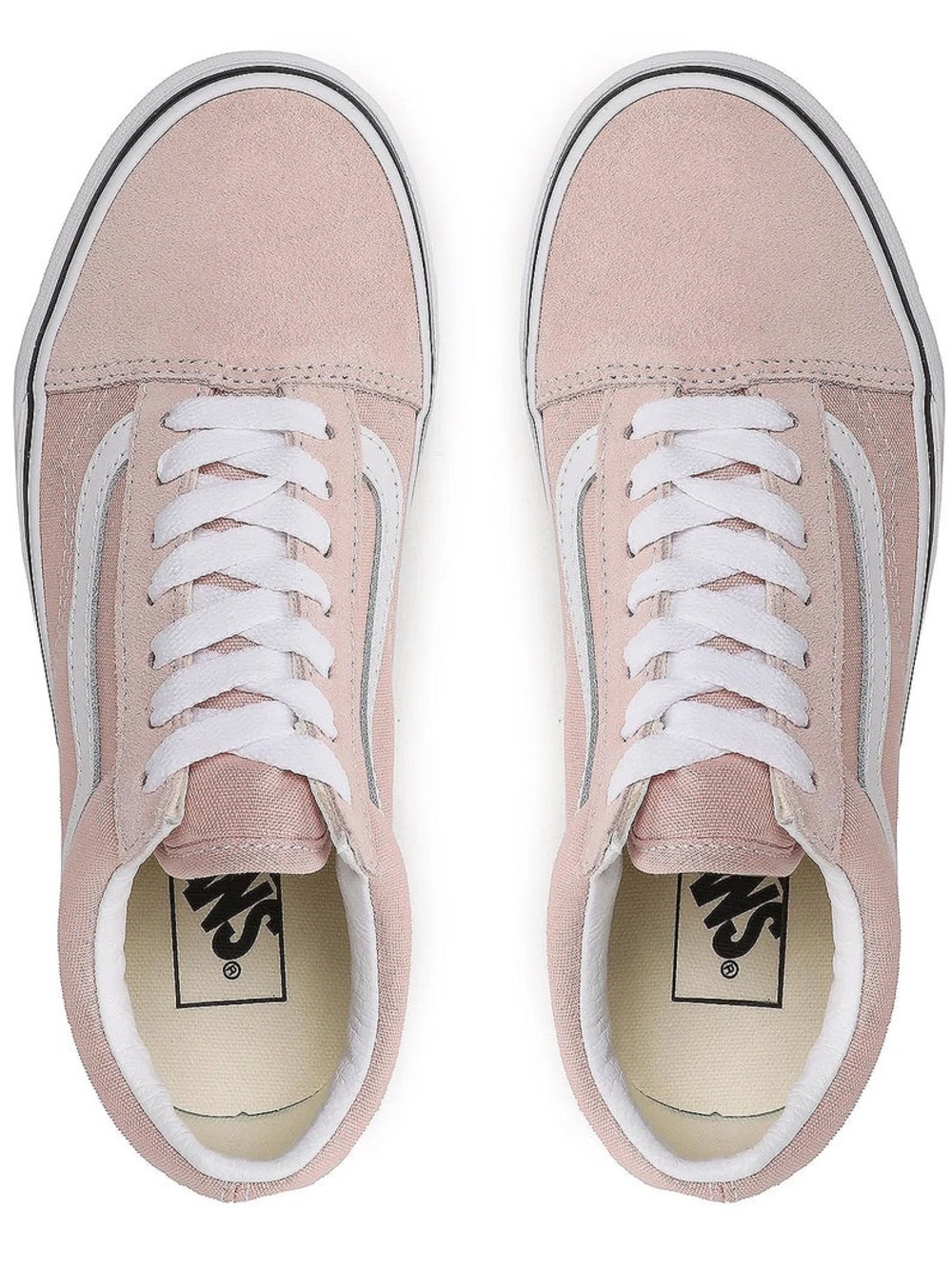 VANS Old Skool - Low-Top Pink Suede & Canvas Women's Sneaker